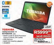Toshiba 15.6" Notebook (C850)