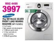 Samsung 7Kg Metallic Silver Front Load Washing Machine(WF1702WEU)