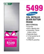 Samsung 329Ltr Metallic Silver Bottom Fridge(RB31FSRNDSA)