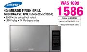 Samsung 40Ltr Mirror Finish Grill Microwave Oven(MG402MADXBB/F)