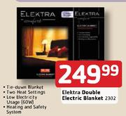 Elektra Double Electric Blanket