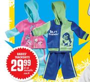 Babies Tracksuits 0-6 Months Each