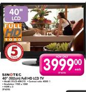 Sinotec 40" (102cm) Full HD LCD TV (STLCD-40KC70)