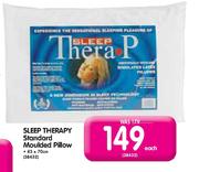 Sleep Therapy Standard Moulded Pillow-45x70cm Each