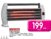 Goldair 3 Bar Heater-GBH300 Each