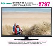 Hisense 32" HD Ready LED TV(LEDN32W22)