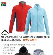 K-Way Men's Valiant & Women's Guinevere Fleece Jackets-Each