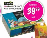 Foodco 36's Chocolate Coated Marshmallow Eggs Each
