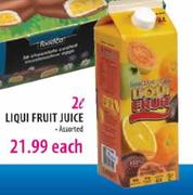 Liqui Fruit Juice Assorted-2L Each