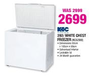 KIC White Chest Freezer-292Ltr(KCG300)