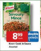 Knorr Cook In Sauce Assorted-Each