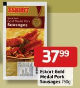 Eskort Gold Medal Pork Sausages-750g