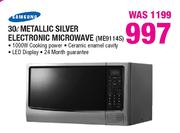 Samsung Metallic Silver Electronic Microwave-30Ltr(ME9114S)