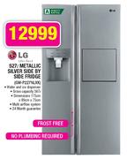 LG Metallic Silver Side By Side Fridge-527Ltr(GW-P227NLXK)