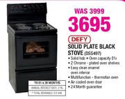 Defy Solid Plate Black Stove(DSS497)