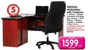 Prestige Workstation With Credenza-Each