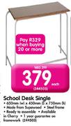 School Desk Single-Each