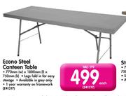 Econo Steel Canteen Table-Each
