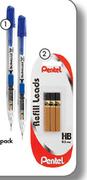 Pentel Pencils Leads-Per 3 Pack