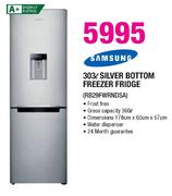 Samsung Silver Bottom Freezer Fridge-303Ltr(RB29FWRNDSA)