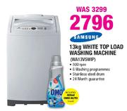 Samsung White Top Load Washing Machine-13kg(WA13V5WIP)