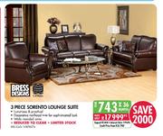 Bress Designs 3 Piece Sorento Lounge Suite