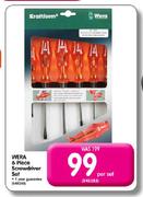 Wera 6 Piece Screwdriver Set-Per Set