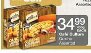 Cafe Culture Quiche Assorted-400g Each