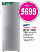 Samsung Titanium Silver Botttom Freezer Fridge(RL32CSCTS)-320Ltr.