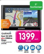Garmin Nuvi 52 GPS Plus Lifetime Maps