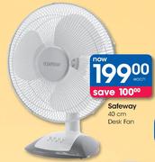 Safeway 40cm Desk Fan-Each