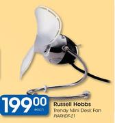 Russell Hobbs Trendy Mini Desk Fan(PIARHDF-21)-Each
