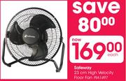 Safeway 23cm High Velocity Floor Fan(PIA1497)-Each