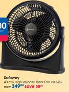 Safeway 40cm High Velocity Floor Fan(PIA2486)-Each