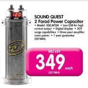 Sound Quest 2 Farad Power Capacitor(SQCAP2M)