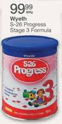 Wyeth S-26 Progress Stage 3 Formula