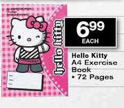 Hello Kitty A4 Exercise Book-72 Pages each