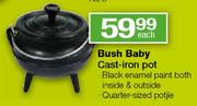 Bush Baby Cast-Iron Pot
