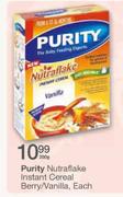 Purity Nutraflake Instant Cereal Berry/Vanilla