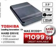 Toshiba Hard Drive (2.5")-1TB