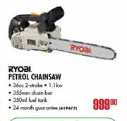 Ryobi Petrol Chainsaw-36cc