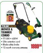 TrimTech Mower & Trimmer Combo-650W