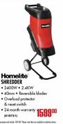 Homelite Shredder-2400W
