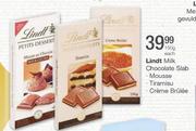 Lindt Milk Chocolates Slab-150g