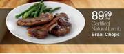 Certified Natural Lamb Braai Chops-1kg