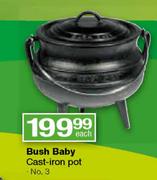 Bush Baby Cast-Iron Pot No.3