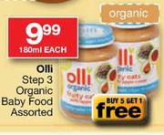 Olli Step3 Organic Baby Food Assorted-180ml Each