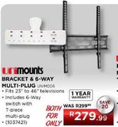 UniMounts Bracket & 6-Way Multi Plug