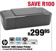 HP Deskjet 1000 Colour Printer