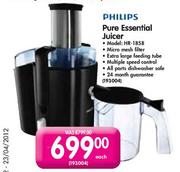 Philips Pure Essential Juicer (HR-1858)